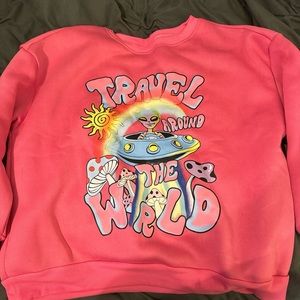 Pink crew never worn.